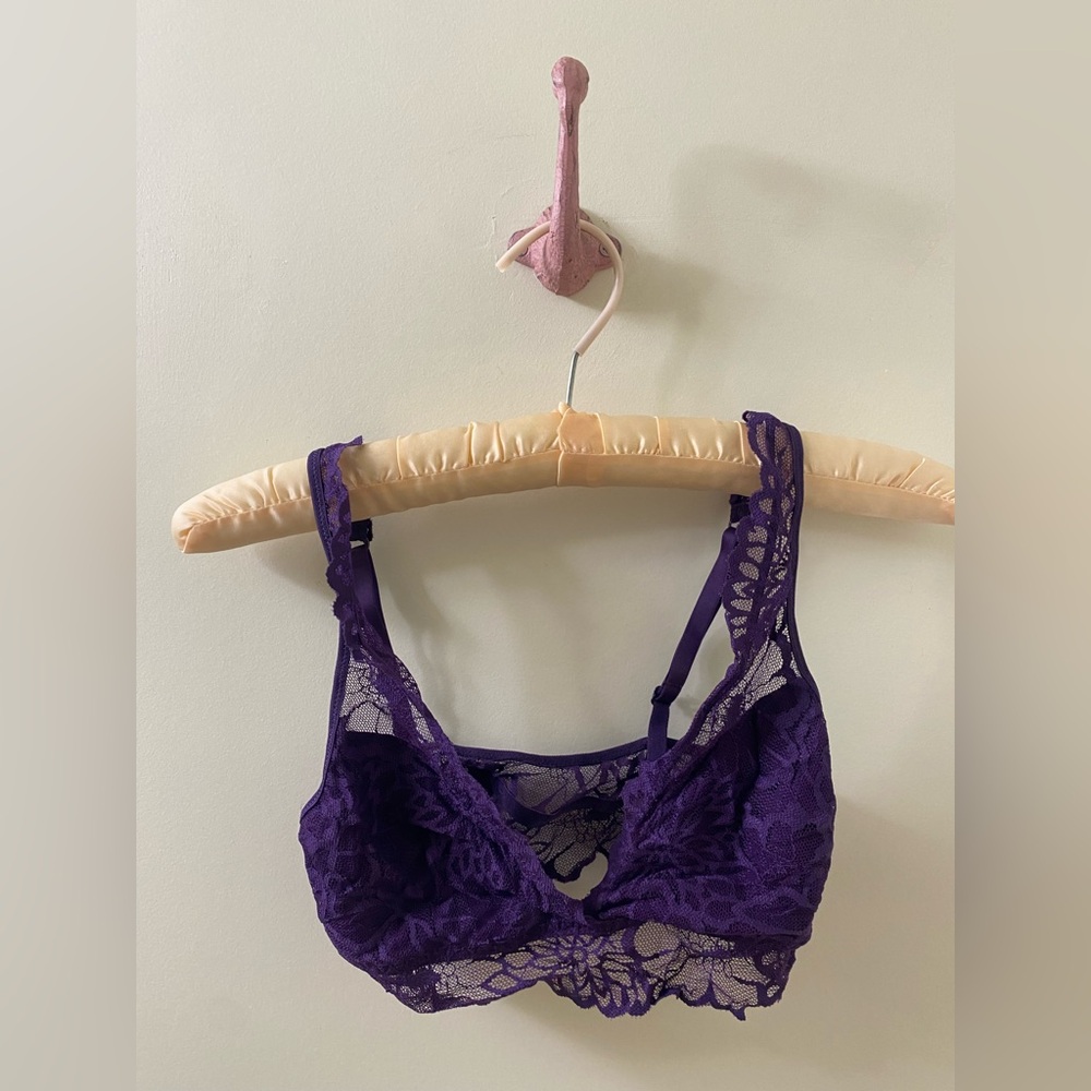 Victoria's Secret PINK Purple Lace Bralette